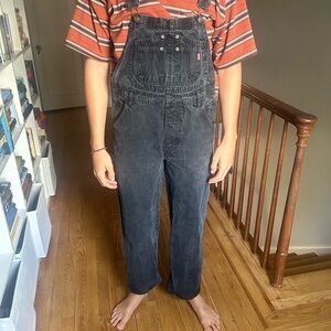 Vintage Black Overalls